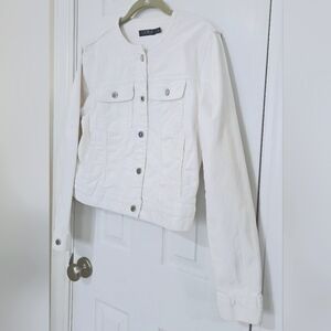 Ralph Lauren White Jean Jacket
